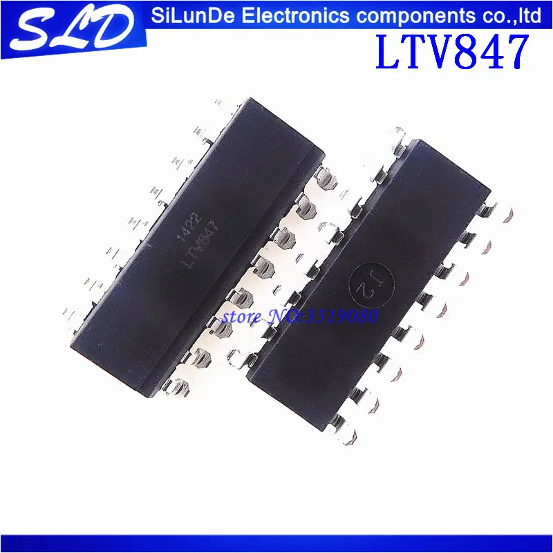 10pcs/lot Ltv847 Optocoupler Ltv847s Sop16 Smd New And Original In Stock Replacement Parts