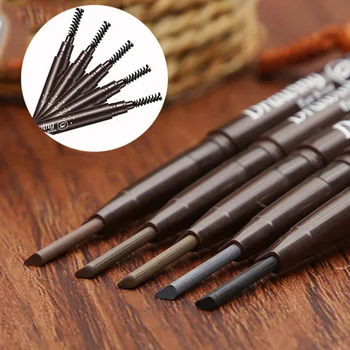 

Double Heads Automatic Eyebrow Pencil Waterproof Long-lasting Pen with Eyebrow Brush KG66