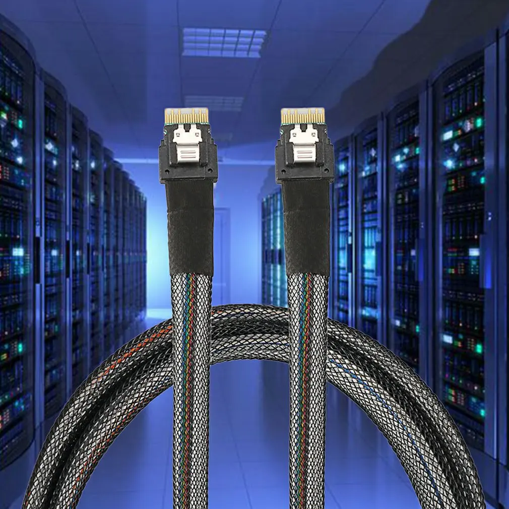 Мини Sas38P Sff-8654 к мини Sas Hd Sff-8643 сервер компьютерная передача
