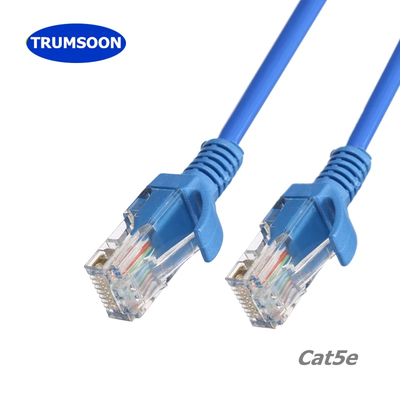 

Trumsoon Cat5e Network Cable Lan Cable RJ45 Ethernet Patch Cord for Router PC 3/5/10/15m