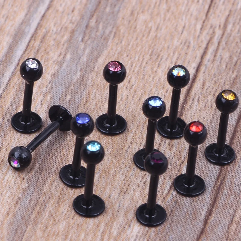 Buy Labret Piercing Wholesales 50PCS/LOT Mix 10 Colors
