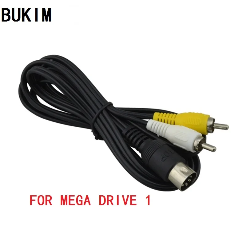 BUKIM 5 контактный AV кабель аудио видео RCA шнур для SEGA Mega Drive 1 Genesis 1|Кабели| |