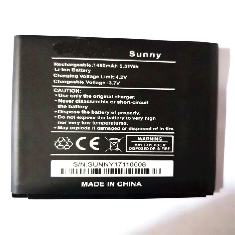 Для Wiko Sunny Battery 1450mAh высокая емкость запасная батарея долгое время работы в режиме