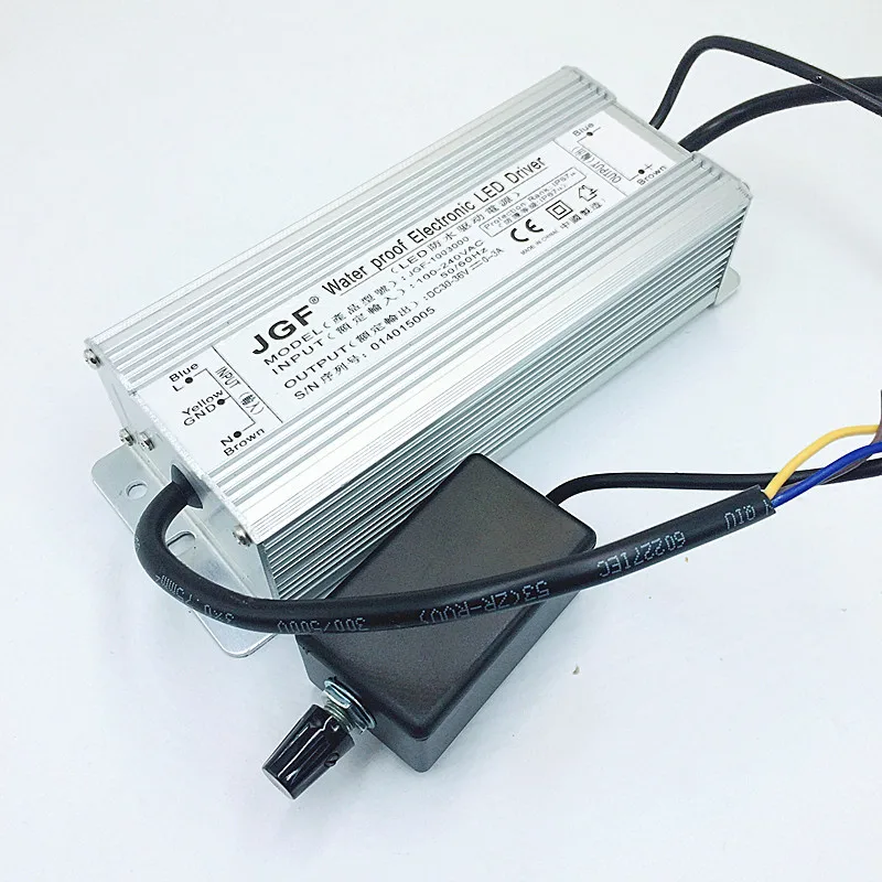 IP67 Waterproof Electronic Led driver 100W Dimmable Lighting