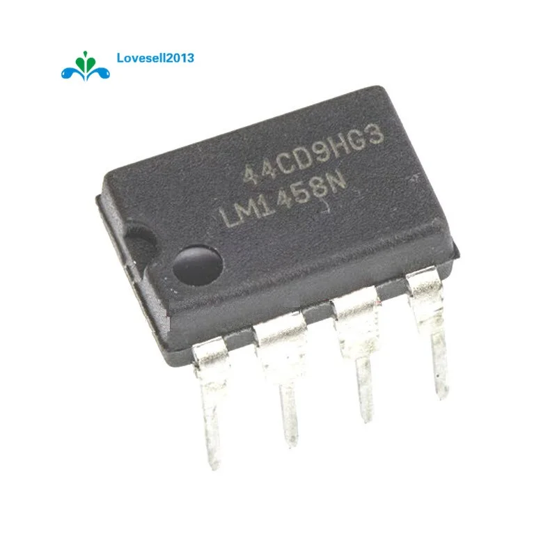 20PCS LM1458N DIP 8 LM1458 DUAL OPERATIONAL AMPLIFIER IC