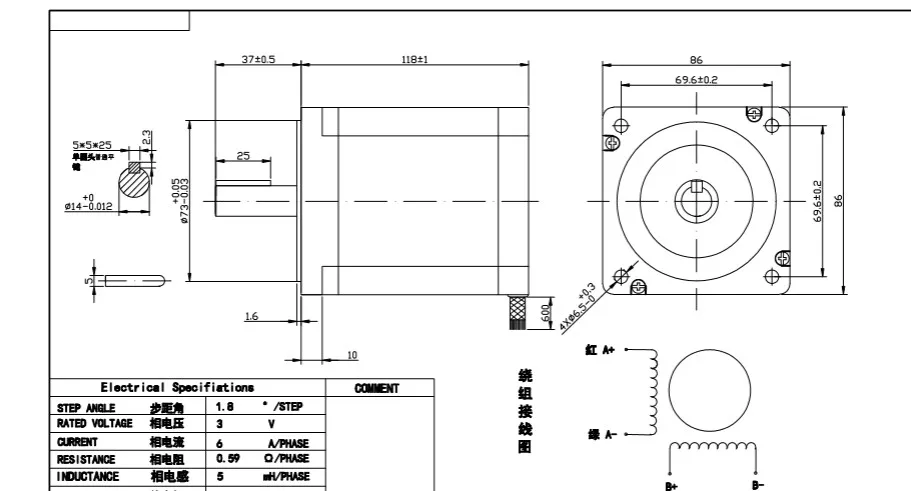 4 оси ЧПУ комплект Nema 34 1230Oz-in/5.0A 34HS11460A4 шаговый двигатель и 6A/80VDC 256 Microstep мотор драйвер для фрезерного станка с ЧПУ