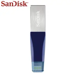 SanDisk iXpand Мини OTG Флешка 64 Гб 128 ГБ 256 ГБ флэш-диск с Lightning USB 3,0 двойной порт Макс 90 МБ/с./с карта памяти для iPad