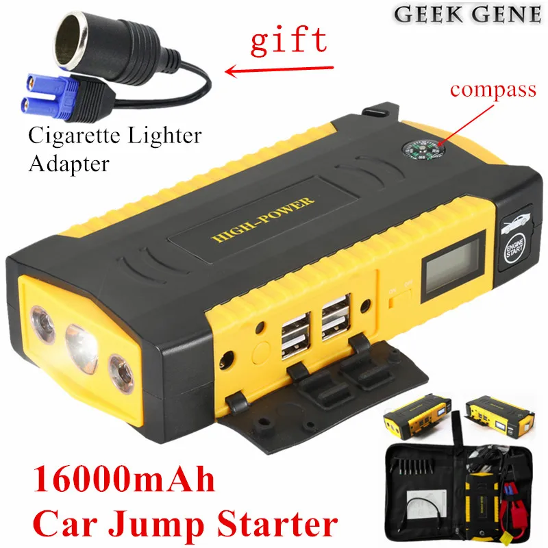 Diesel Petrol font b Car b font Jump Starter 12V 600A Portable Lighter Power Bank Starting