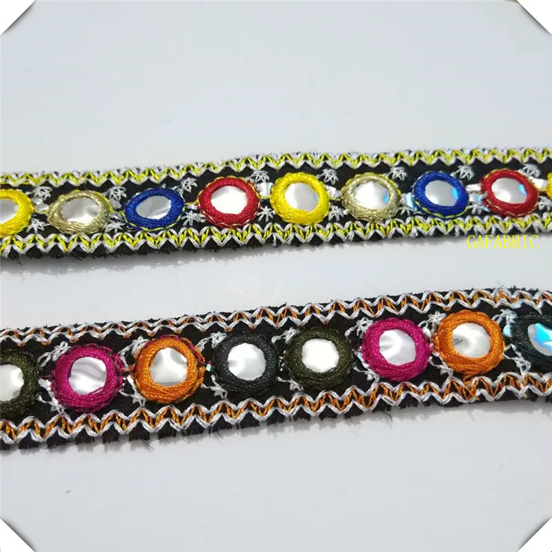 

Embroidery 3D Polyester Webbing 10 yards/pcs Colorful Reflective Webbing 2 CM Width Woven Webbing