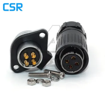 

HP20 series Industrial Plug Socket Aviation Power Charger male female 4pin