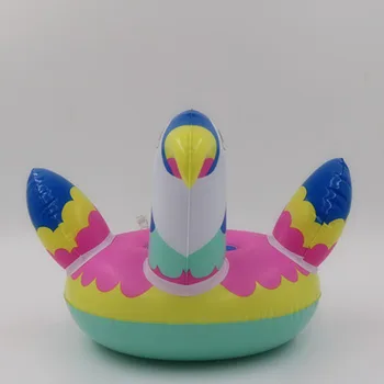 

Bird Inflatable Drink Holders Floating PVC Parrots Design Pool Party Bath Drinking Cup Seat Water Fun Toy