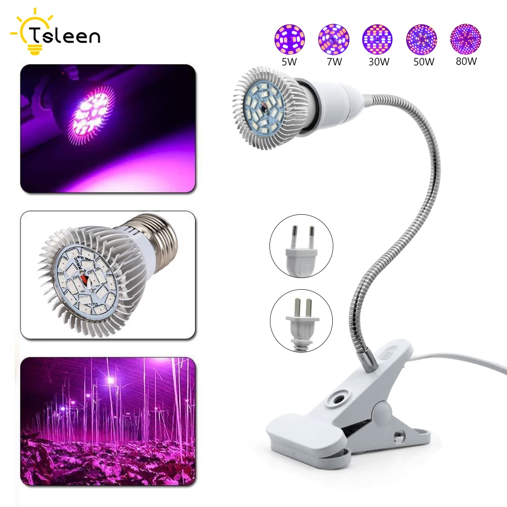 

Full spectrum Plant Grow Led Light Bulbs Lamp lighting for Seeds hydro Flower Greenhouse Veg Indoor garden hydroponics E27