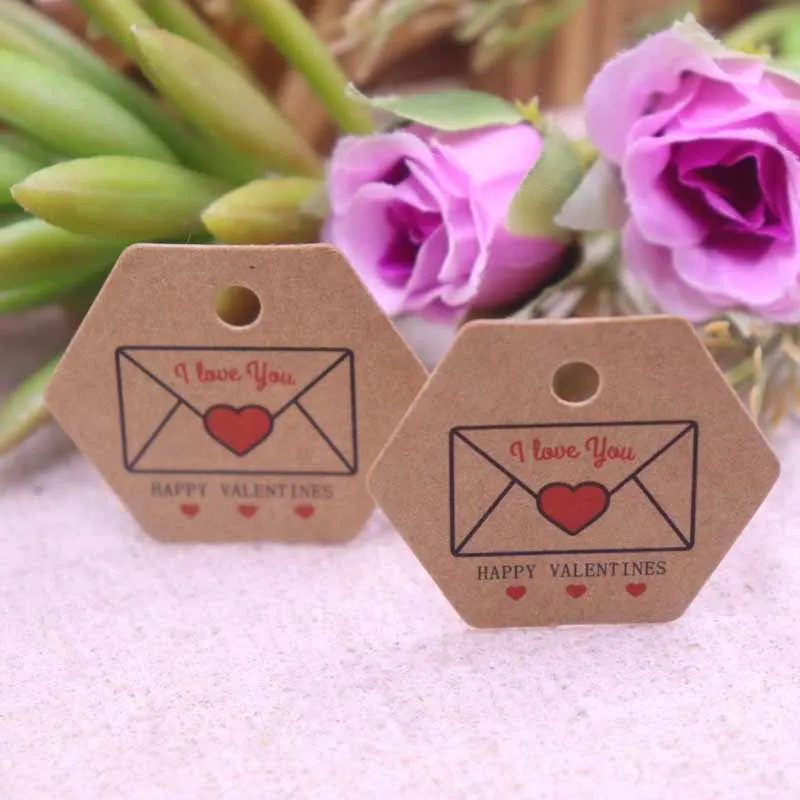 3x3,5 см 100 шт. DIY valentie TAG love day Полигональная Любовь Бабочка Милая подъемная карта модная маленькая подъемная карта гребешок высокая