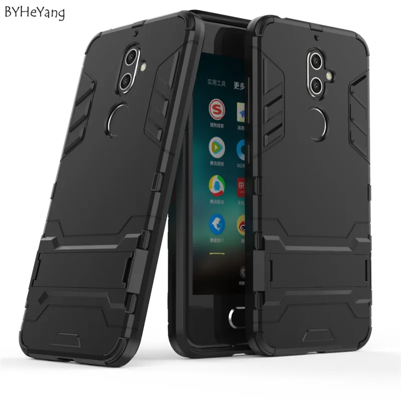 

BYHeYang cases For Gionee S9 Phone Case 5.5" Armor Shockproof 2 in 1 Dual Hybrid Full Protection back Case for Gionee S9 cover