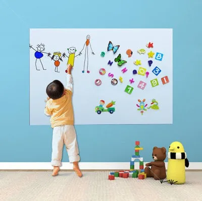 45x60cm flexible vinyl whiteboard wall sticker memo home office