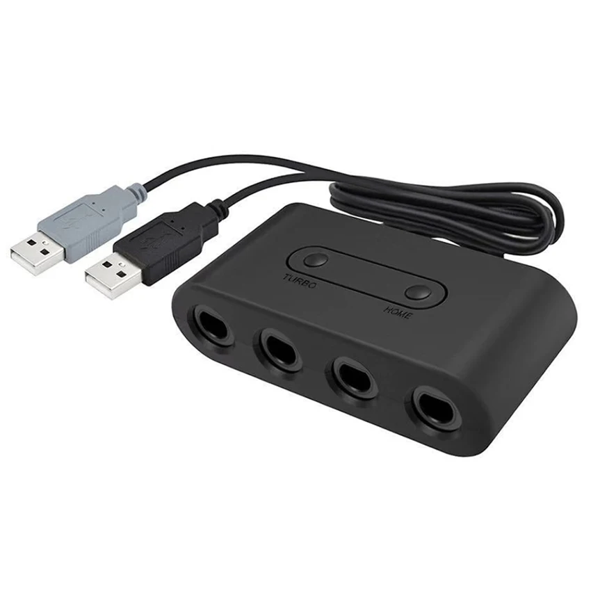 

4 Port Gamecube Controller Adapter for Nintendo Switch PC USB Wii U Super Smash Bros