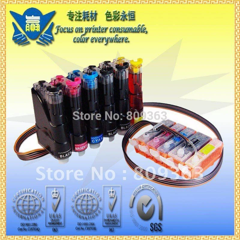 Refillable Bulk Ciss System With Arc Chips Pgi-325 Cli-326 for Can0n Ip4830 Mg5230 Mg5130 Mg6130 Mg8130 Mx883 Ix6530 Printers Printer Spare Parts 