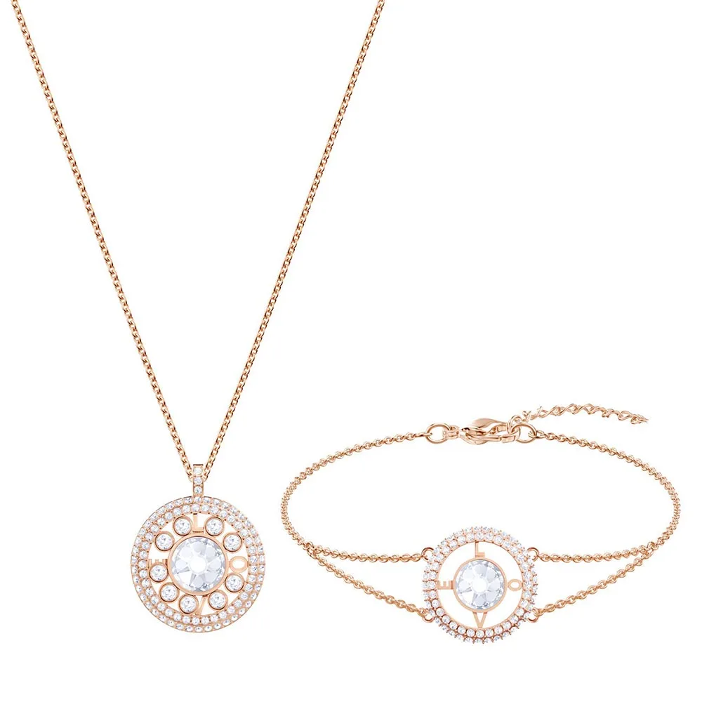 

SWA RO 2019 Year Original 1:1 Genuine Spring New Love Flow ADMIRATION Set Jewelry Girlfriend Anniversary Gift Wild Jewelry