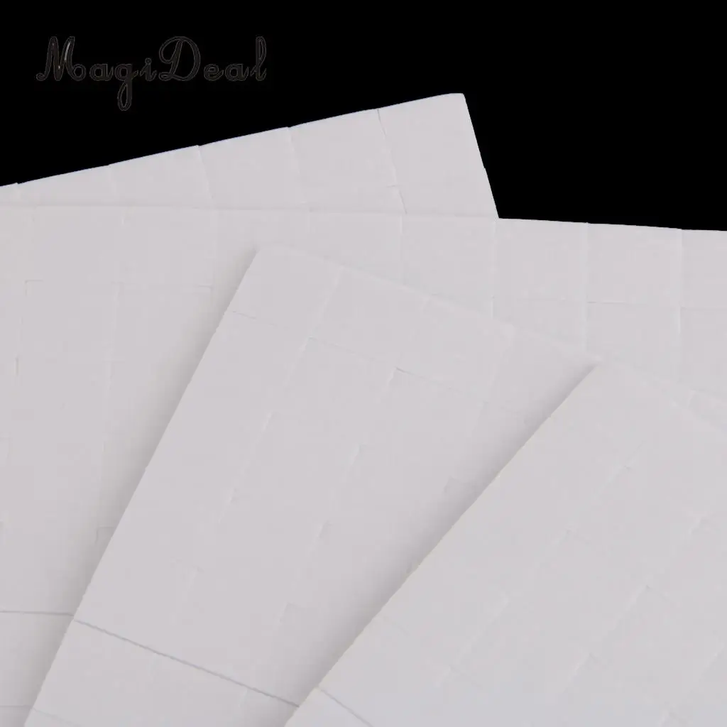 4 sheet Double Side Adhesive From Pads Sticker Fixers for Card Making Super Strong Mounting Sticky Tape 1 mm for Posters Glass