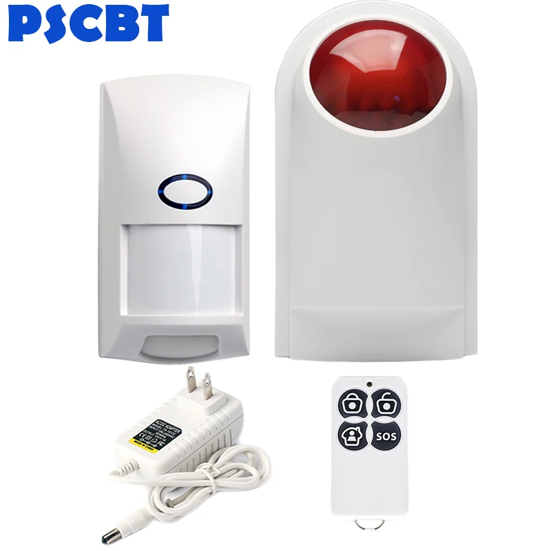 Buy PSCBT Alarm Siren Detector Home Burglar Alarm