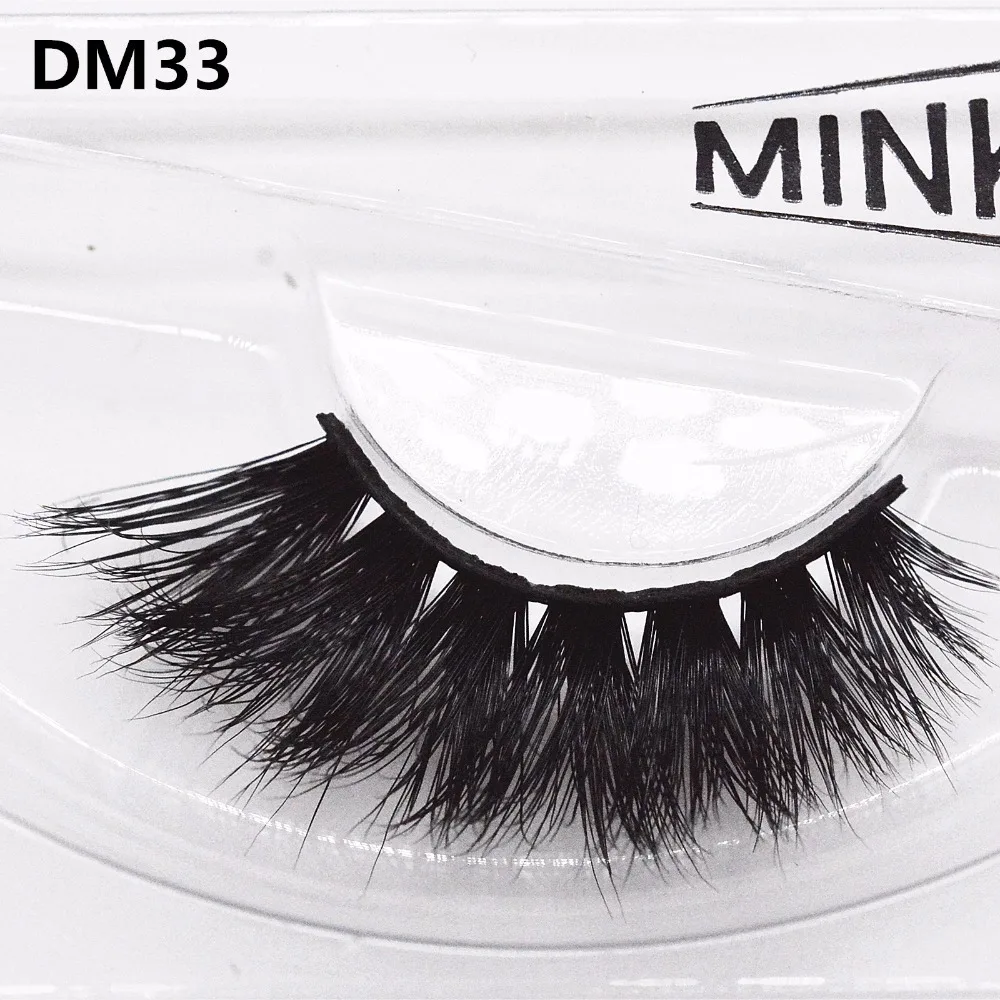 DM33 новые высококачественные норковые накладные ресницы толстые 3D трехмерные