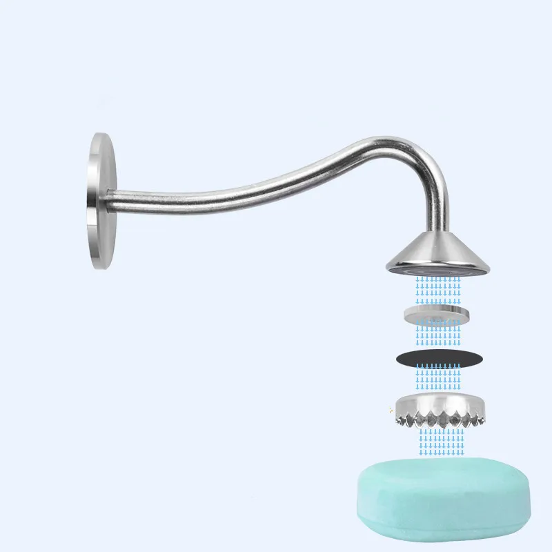 Магнитный держатель для мыла из нержавеющей стали, прочный настенный держатель для мыла, душевой поднос, принадлежности для ванной комнаты