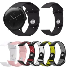 Силиконовые полосы для Xiaomi Mijia кварцевые часы/Huami Amazfit Bip BIT ремешок для часов Ремешок Для galaxy Watch 42 мм браслет