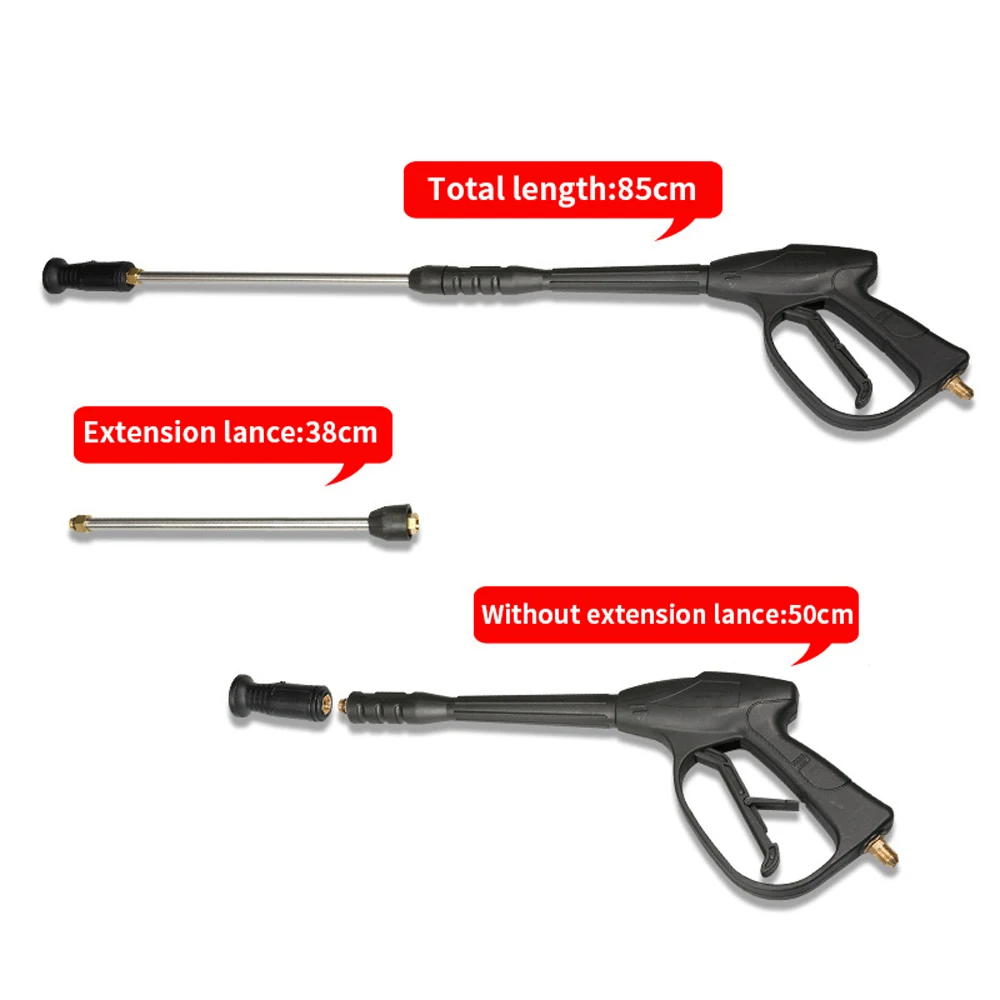 Мойка высокого давления, распылитель воды, пистолет с металлической насадкой для промышленных автомоек, аксессуар City Wolf, чистящий инструмент