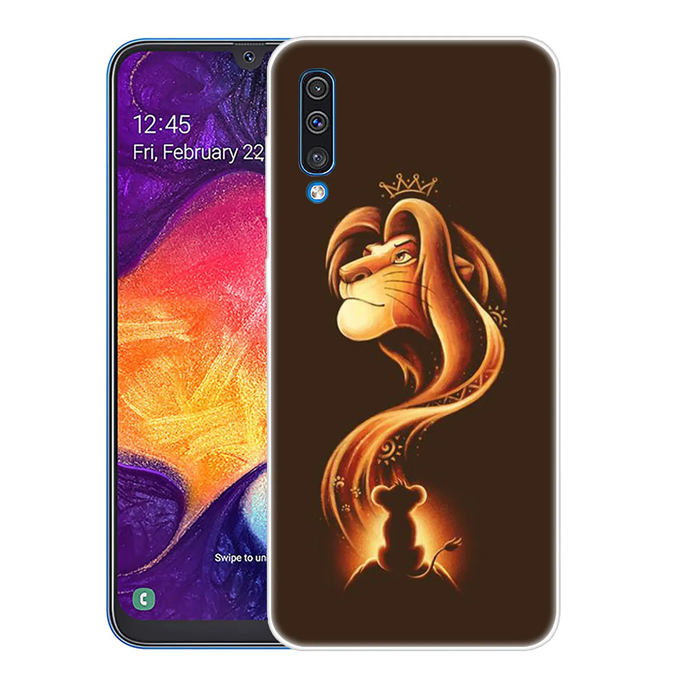 Lavaza Акуна Матата Король Лев жесткий чехол для телефона для samsung Galaxy A70 A60 A50 A40 A30 A20 A10 M10 M20 M30 M40 A20e крышка - Цвет: 1