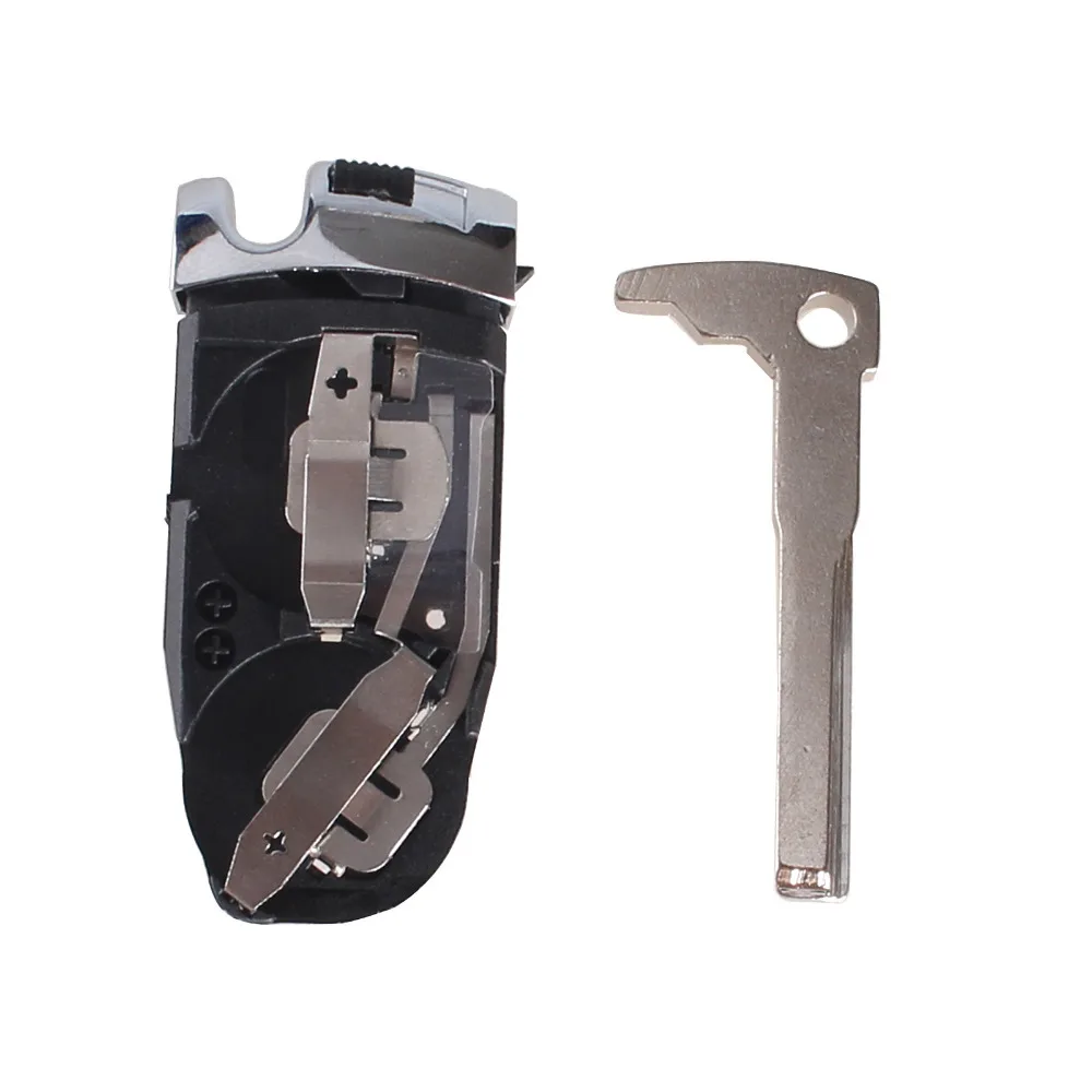 RIOOAK 3 кнопки для Mercedes Key BENZ SMART KEY FOB дистанционный корпус хромированный S SL ML SLK CLK E