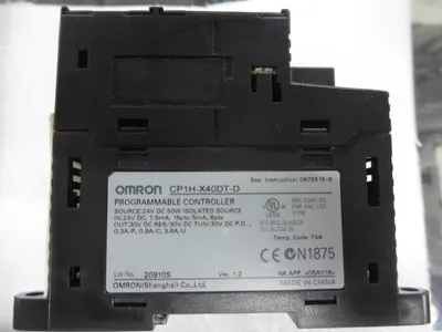 Используется CP1H-X40DT-D CP1H PLC контроллер ЦП для Omron Sysmac 40 I/O транзистор 24 в кодер счетчик импульсов