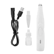 Машинка для стрижки собак триммер с двигателем USB перезаряжаемая электрическая бритва для домашних животных профессиональная обрезка кошачья и собачья лапка уши Глаза Лицо