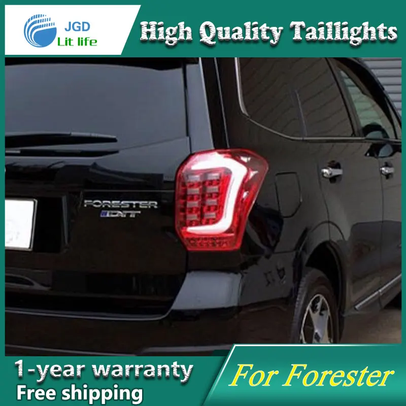 Car Styling Case for Subaru Forester 2013 2014 2015 Taillights Tail lights LED Tail Lamp Rear