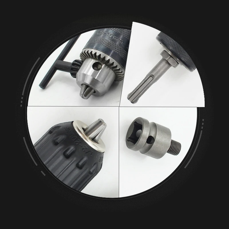 Slite Small  Self Tight Drill Chuck 2MM Electric Drill Bit Small Electric Mill Wood Working Huang Tong Electric Drill