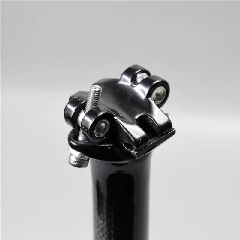 NO LOGO 3K Carbon Fiber Bike Seatpost 30.4350400mm Bicycle Seat Tube Roadmtb Cycling Carbon Seat  (3)