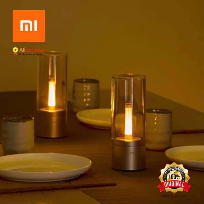 xiaomi original yeelight intelligent candle lit atmosphere light stepless brightness adjustment multi lamp ylfw01yl bluetooth in smart remote control from - Lit Original xiaomi original yeelight intelligent candle lit atmosphere light stepless brightness adjustment multi lamp ylfw01yl bluetooth in smart remote control from - Lit Original