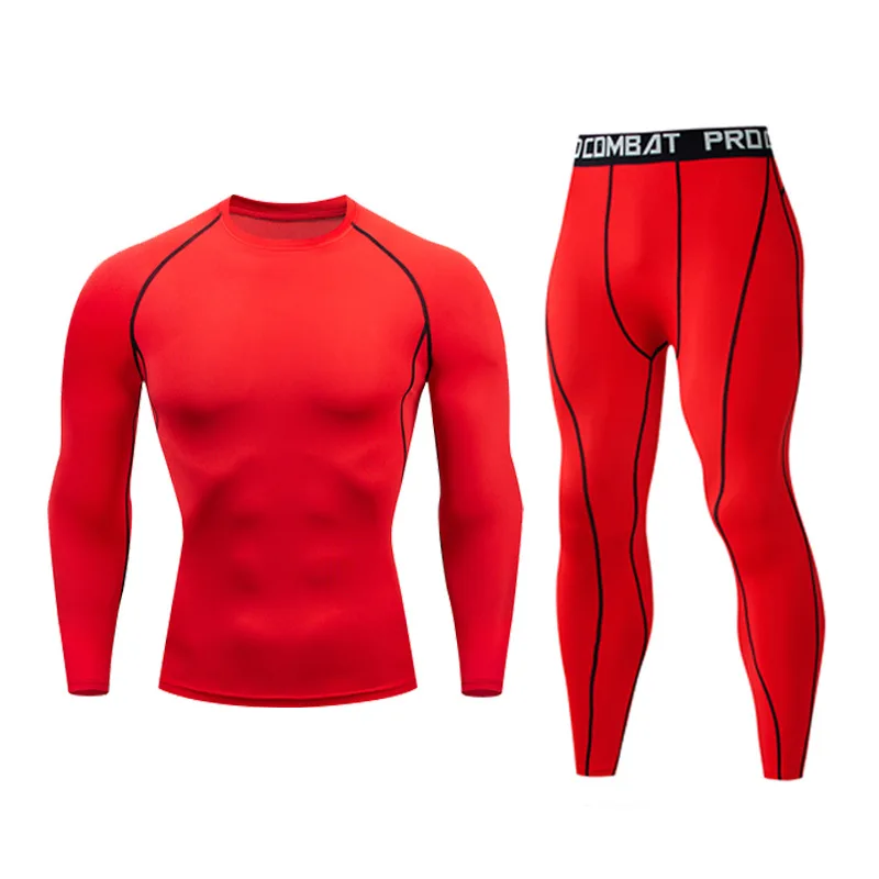 warm long johns Men long johns fitness thin tight thermal underwear suits and pants clothes for men silk long johns Long Johns