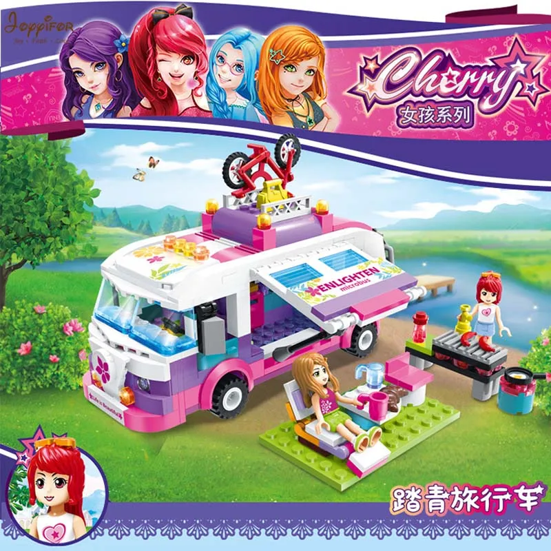 

Joyyifor Girl Series Drive a car Take a picnic LegoINGlys Building Blocks Toys Best Gift To Children YN061918004