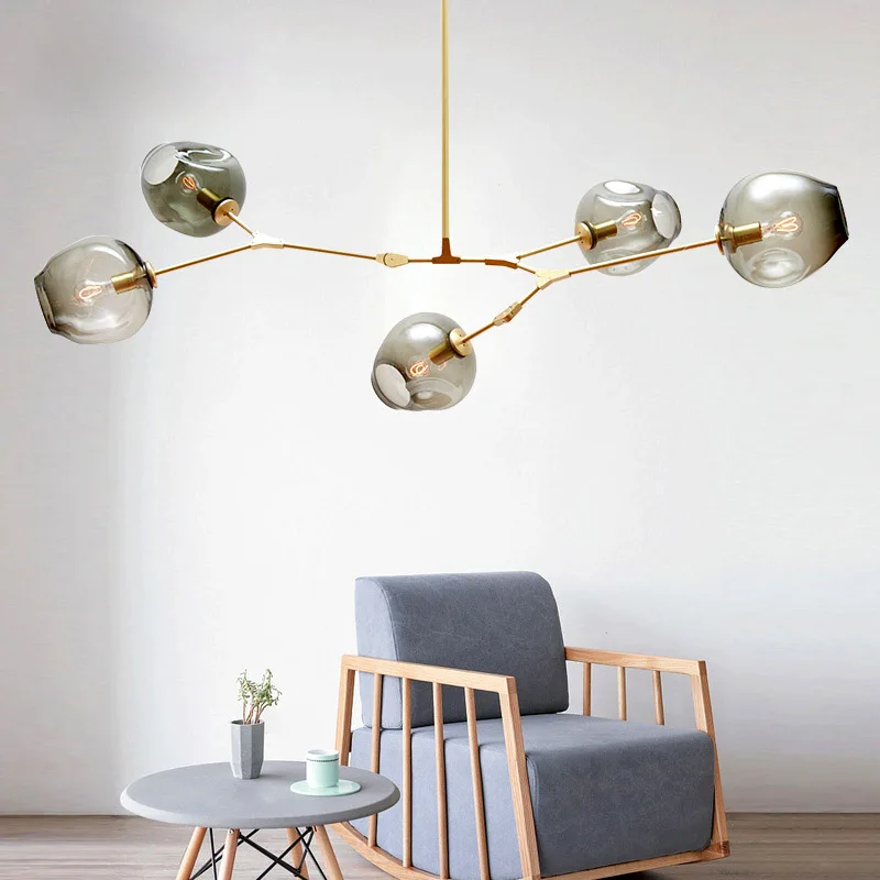 

Nordic Modern Pendant Lights Designer Glass Pedant Lamps Art Decoration Light Fixtures for Bar Dining Room Kitchen Living Room