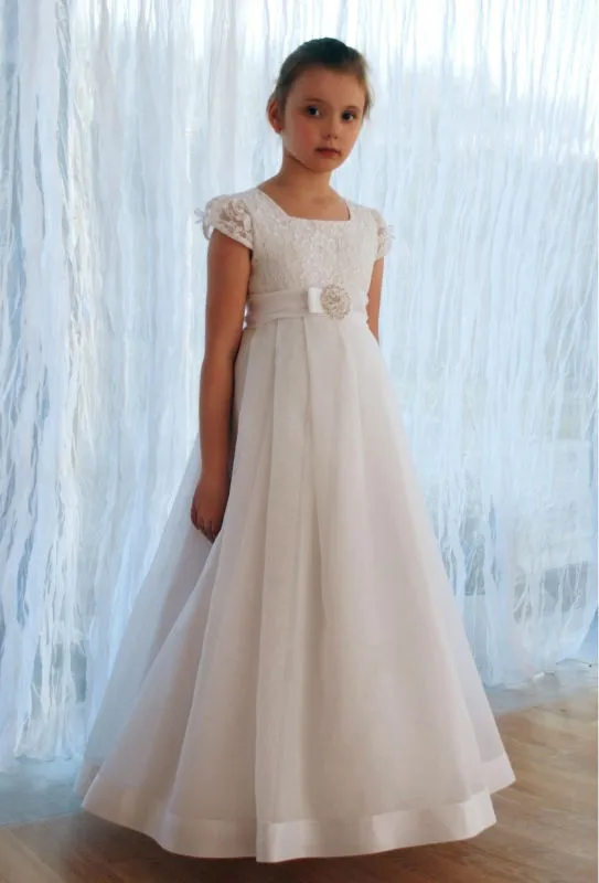 2016-New-Arrival-Short-Sleeve-Lace-First-Communion-Dresses-for-Girls-10-12-Pageant-Flower-Girl