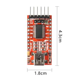 FT232RL FTDI USB 3,3 V 5,5 V в ttl модуль последовательной адаптер для Arduino мини Порты и разъёмы 3,3 V 5,5 V хорошее качество