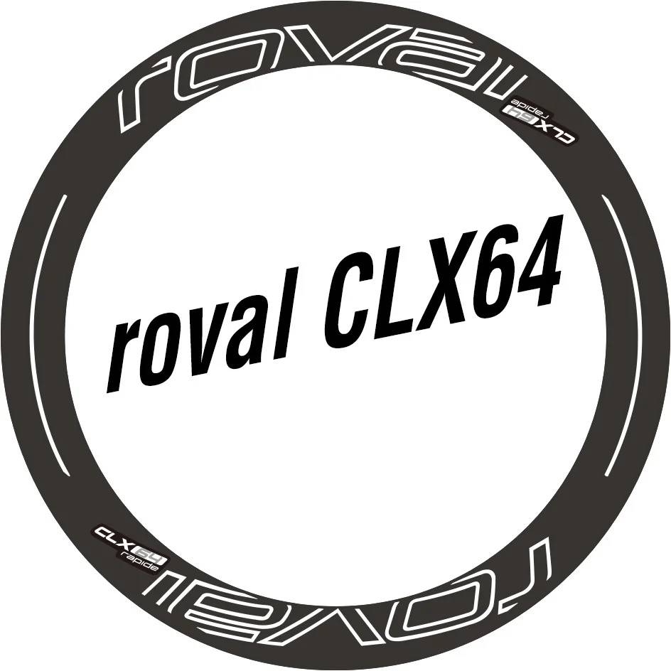 Наклейка на два колеса для Roval CLX 64 CLX64 диск/обод тормоза водостойкая наклейка для шоссейного велосипеда Гонки велосипедные наклейки