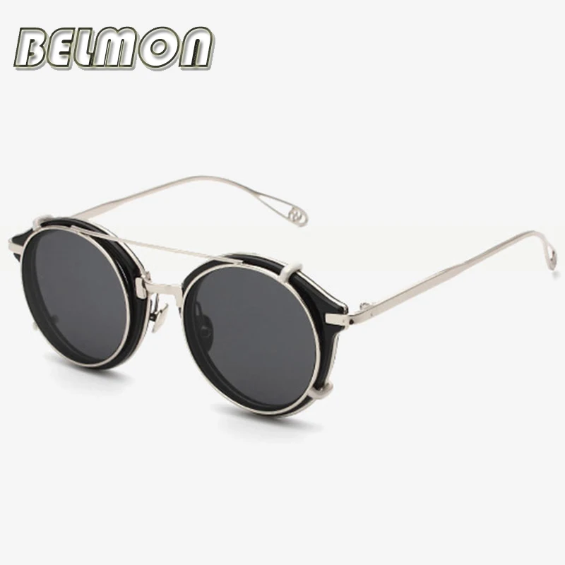 

Fashion Steampunk Goggles Sunglasses Women Men Brand Designer Vintage Sun Glasses Ladies For Male Female Retro Punk RS122