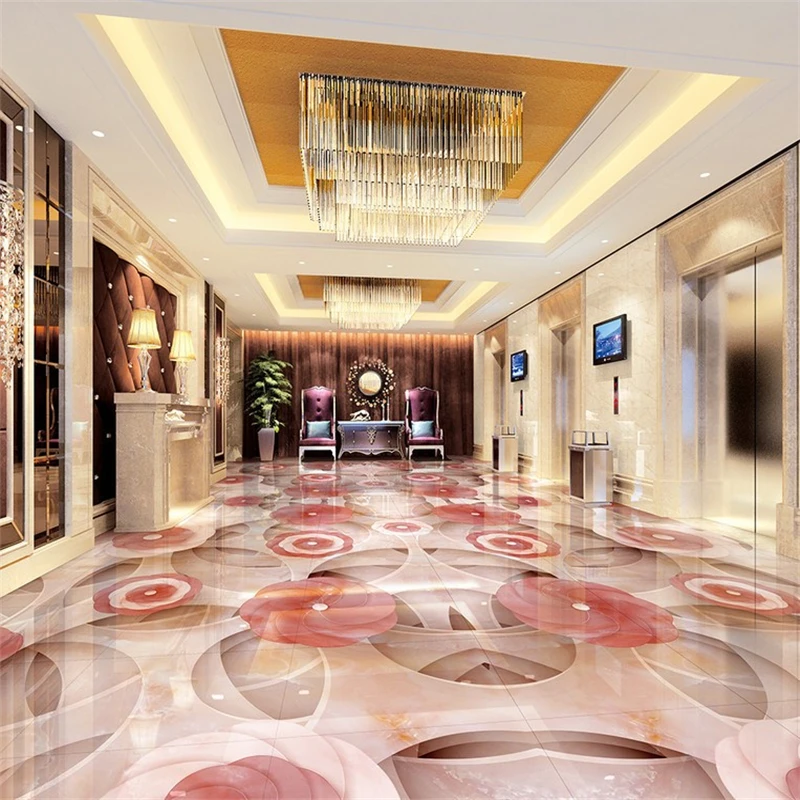 beibehang Abstract pattern stone pattern parquet beautiful wallpaper papel de parede self-adhesive waterproof 3d flooring tapety