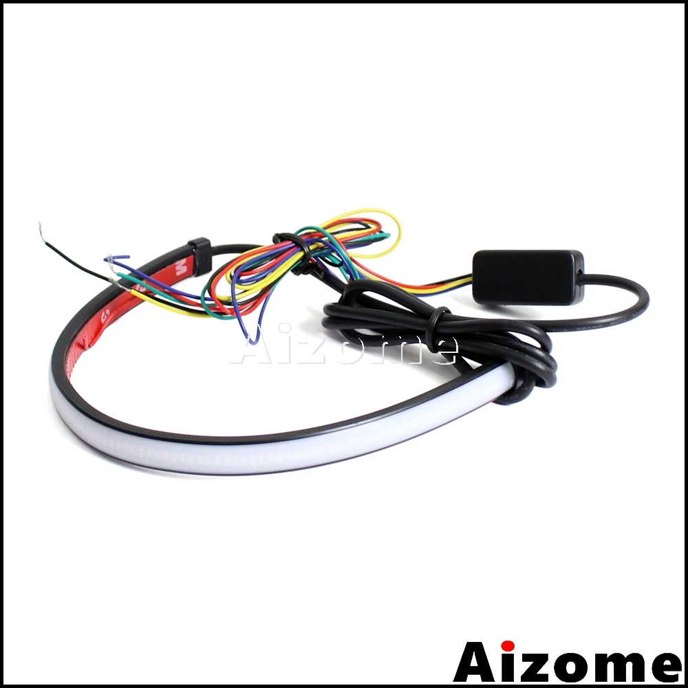 Последовательная Светодиодная лента для мотоцикла стоп сигнал переключатель