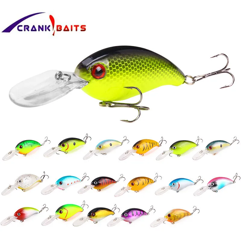

CRANK BAITS 1PCS Swim Fishing Lure Fish 10cm 13.6g Artificial Hard Crank Bait Topwater Wobblers Japan Fishing Mini Lure