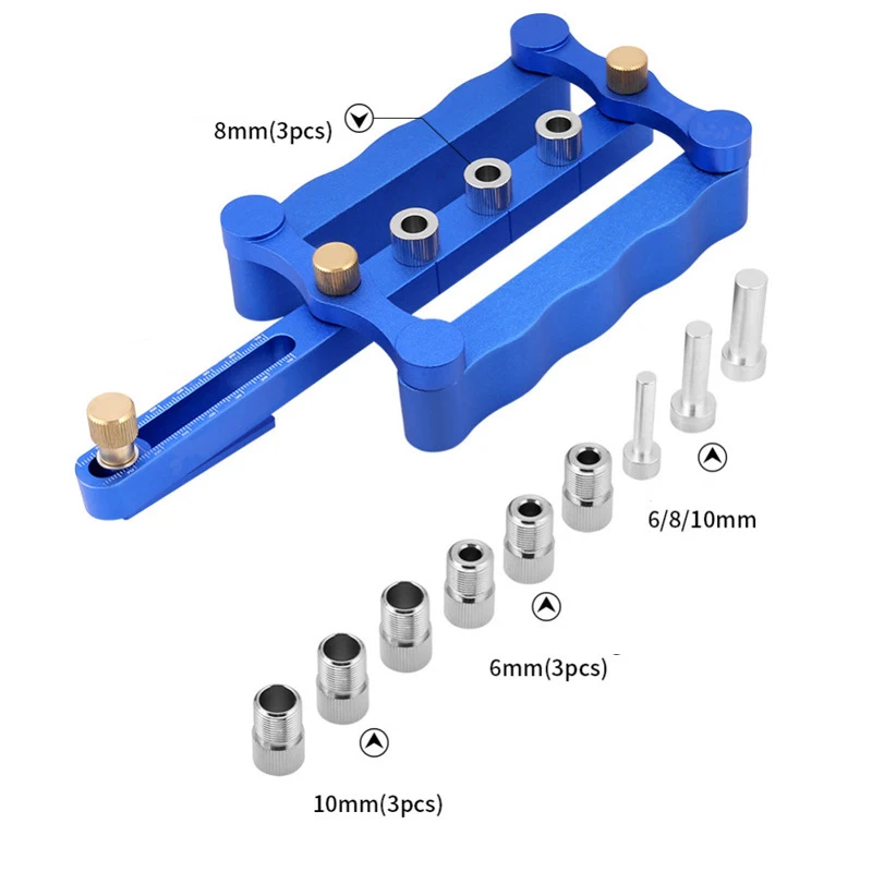

1Pc Professional Locator Wood Working Tools Woodpeckers Precise Drill Tools Punch Set Measure Gauge