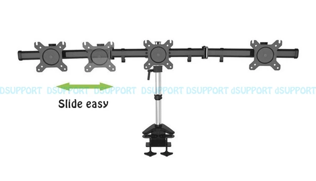 Desktop Spann Full-Motion 10-30 zoll Triple Monitor Halter 360 Grad Drei  LED LCD Monitor Halterung Arm Halterung 10kgs Pro Arm - AliExpress