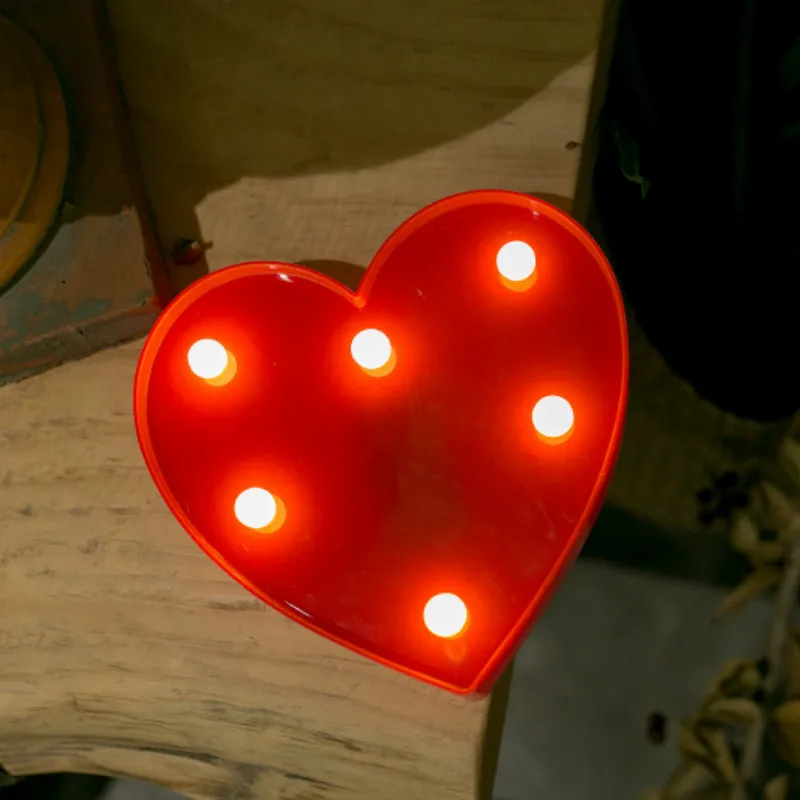 

New LED Alphabet Night Light Letter Number Light Creative White Modeling Lamp for Wedding Birthday Gift Home Decoration.7