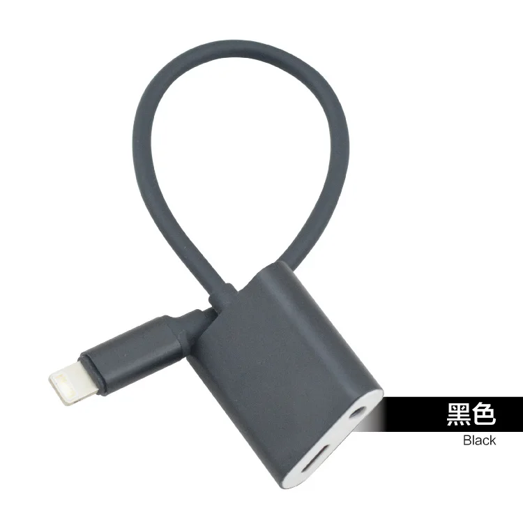 Goedkoop 2 stks partij 2 in 1 Lightning Naar 3.5mm Koptelefoon Hoofdtelefoon Audio jack en connector charger adapter kabel voor iphone 7 7 Plus